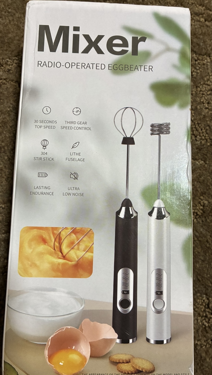 New Radio-Operated Eggbeater Mixer - photo 2