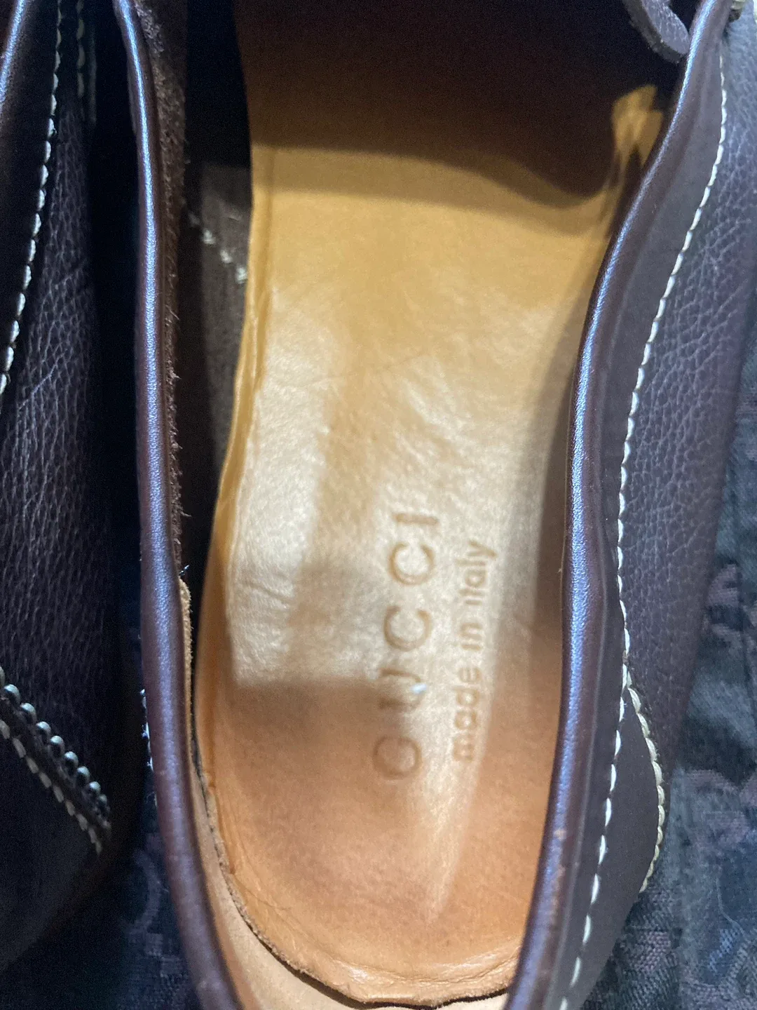 Gucci Brown Leather Loafers 11.5D final price! image indicator(3)