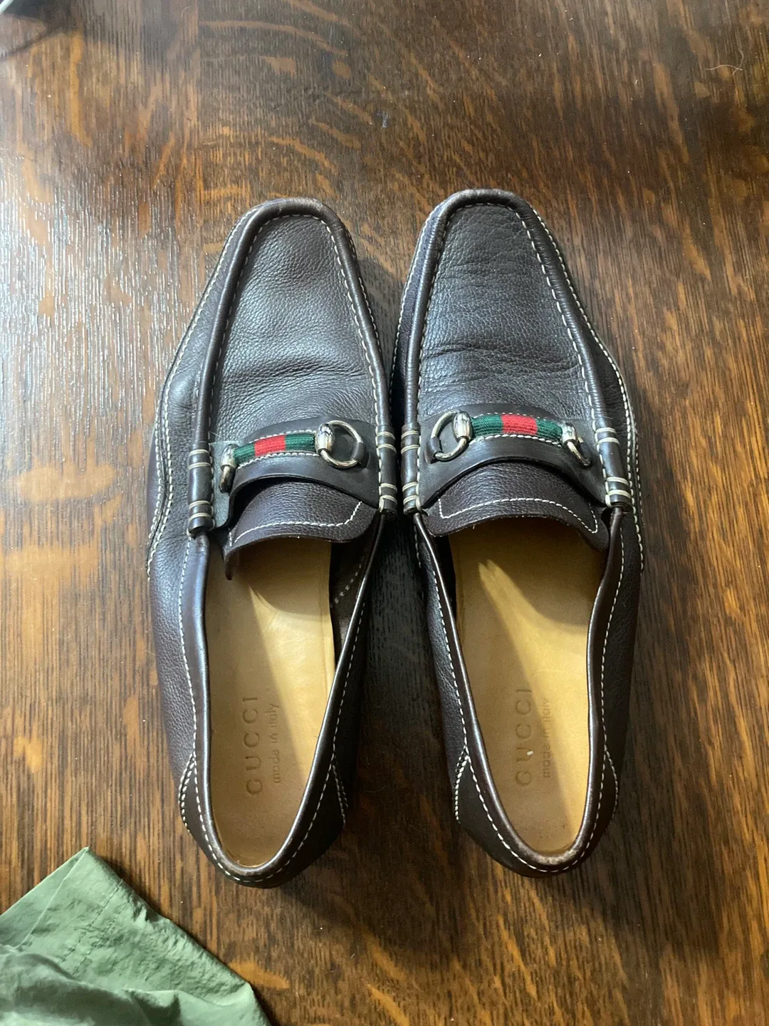 Gucci Brown Leather Loafers 11.5D final price! image indicator(9)