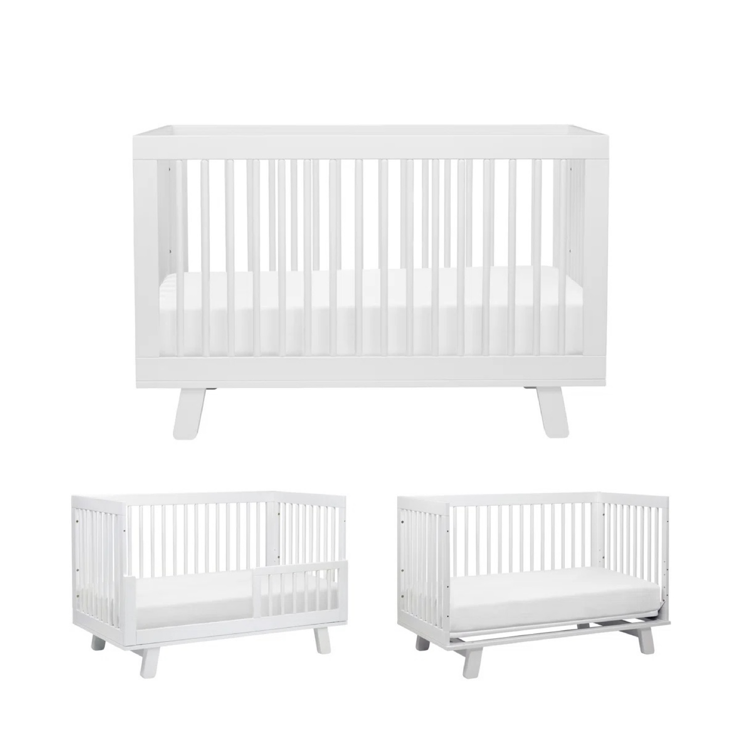 Babyletto Hudson 3-in-1 Convertible Crib - White - photo 5