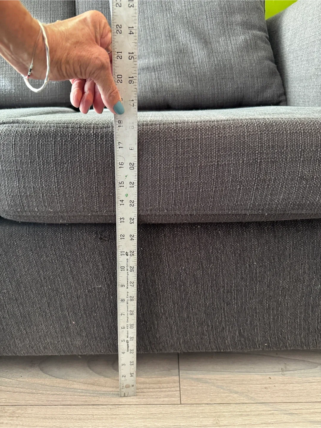 Grey 3-Seater Sofa with Chaise image indicator(2)