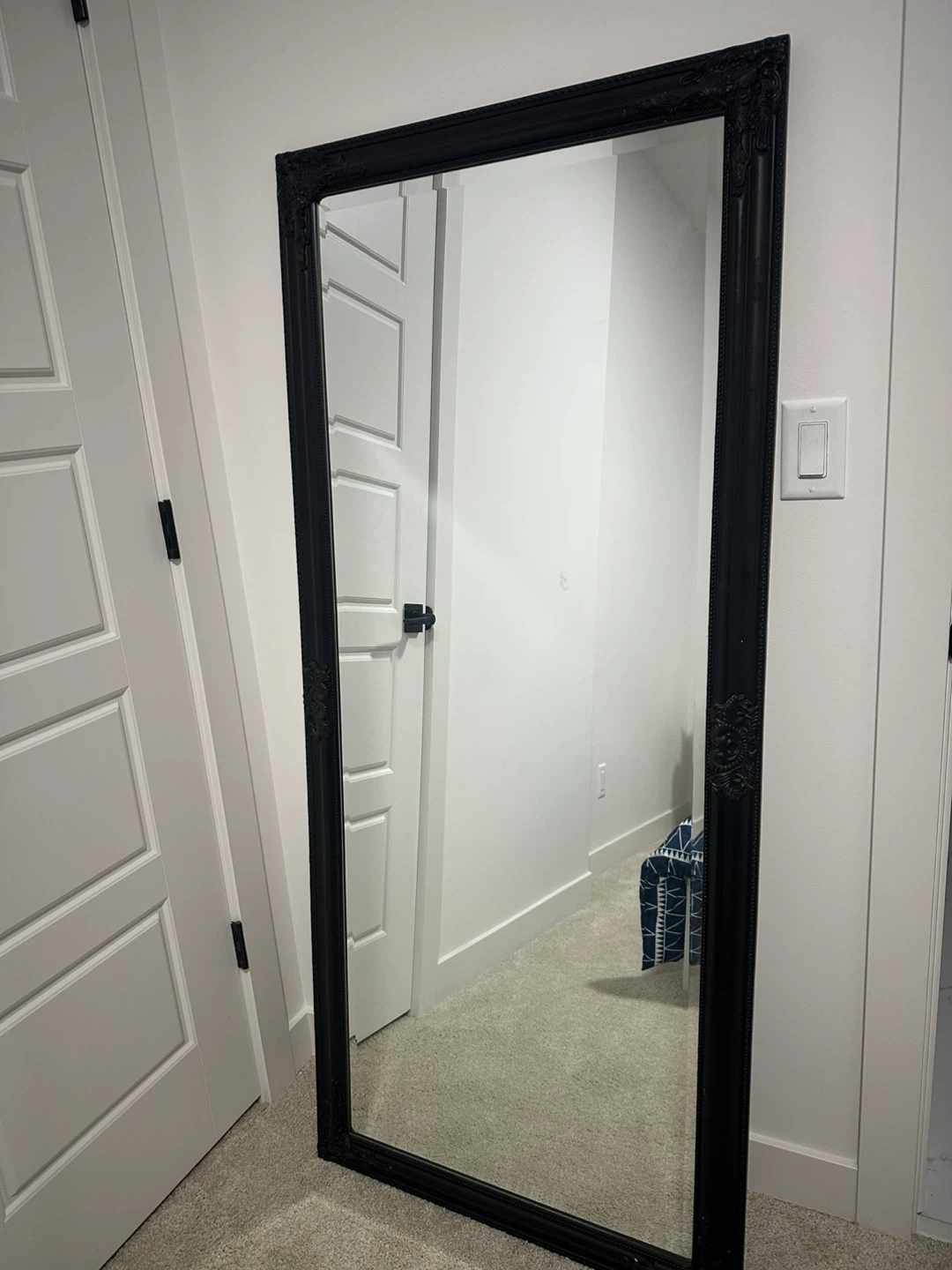 Black Framed Full Length Mirror