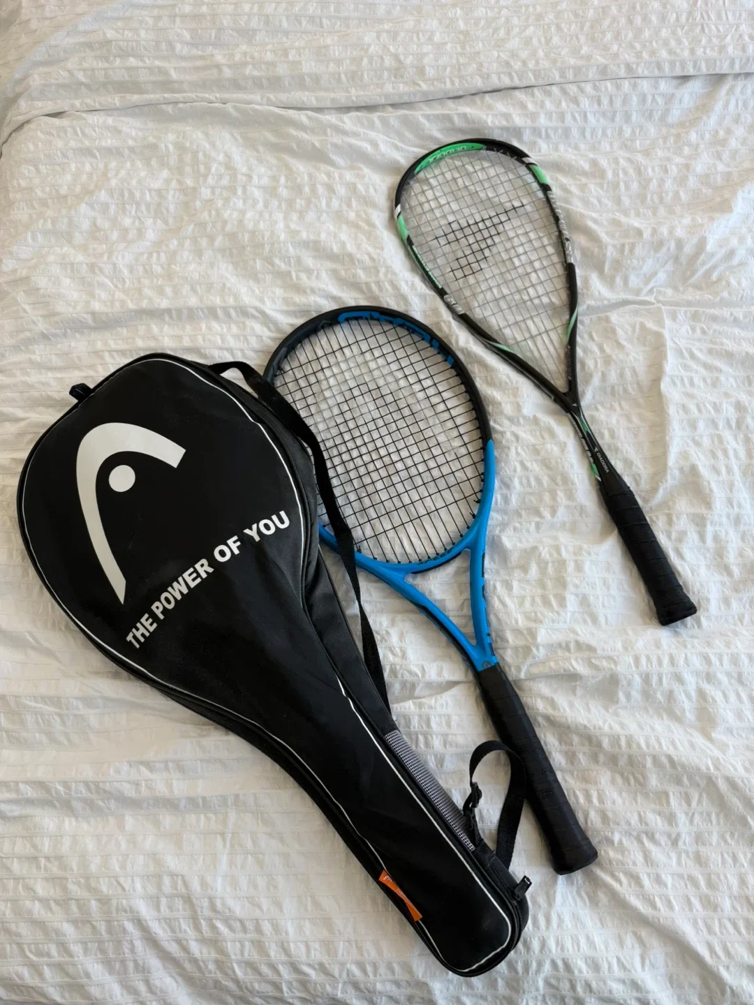 Head Tennis & Diadora Squash Rackets with Bag thumbnail