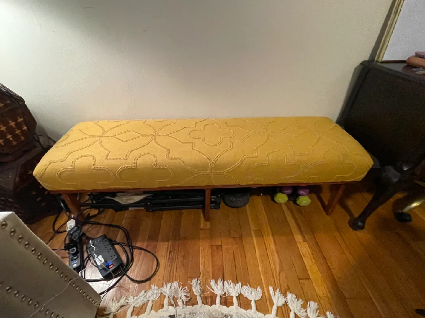 Yellow Patterned Bench image indicator(2)