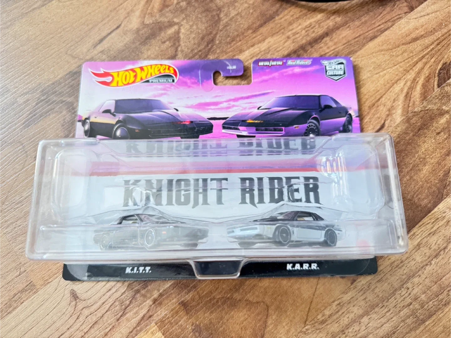 Hot Wheels Premium Knight Rider K.I.T.T. & K.A.R.R. Set