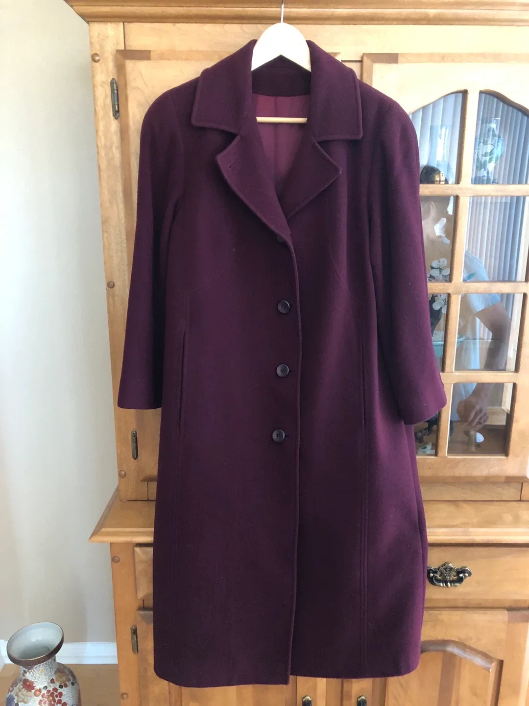 Mallia Wool Blend Coat - Size 8    12 thumbnail