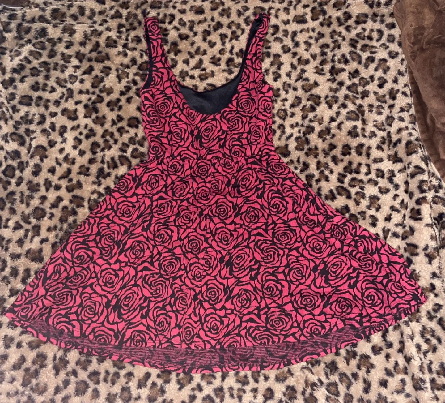 Dee Elle Red Floral Dress image indicator(2)