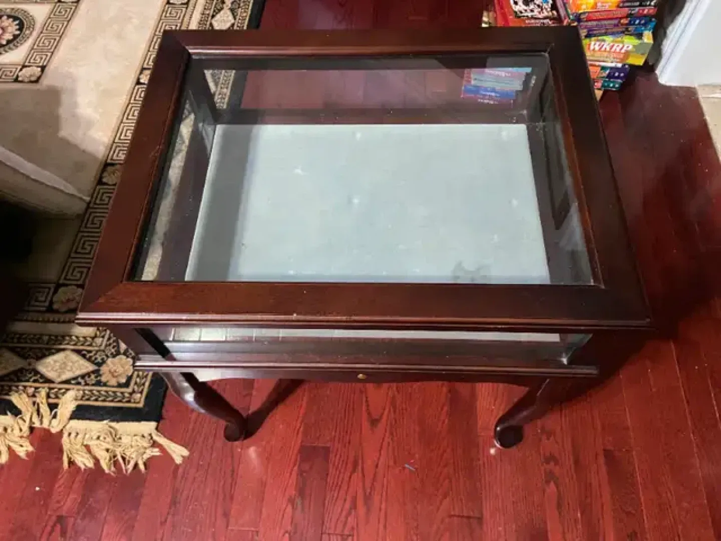 Display Coffee Table with Glass Top image indicator(8)