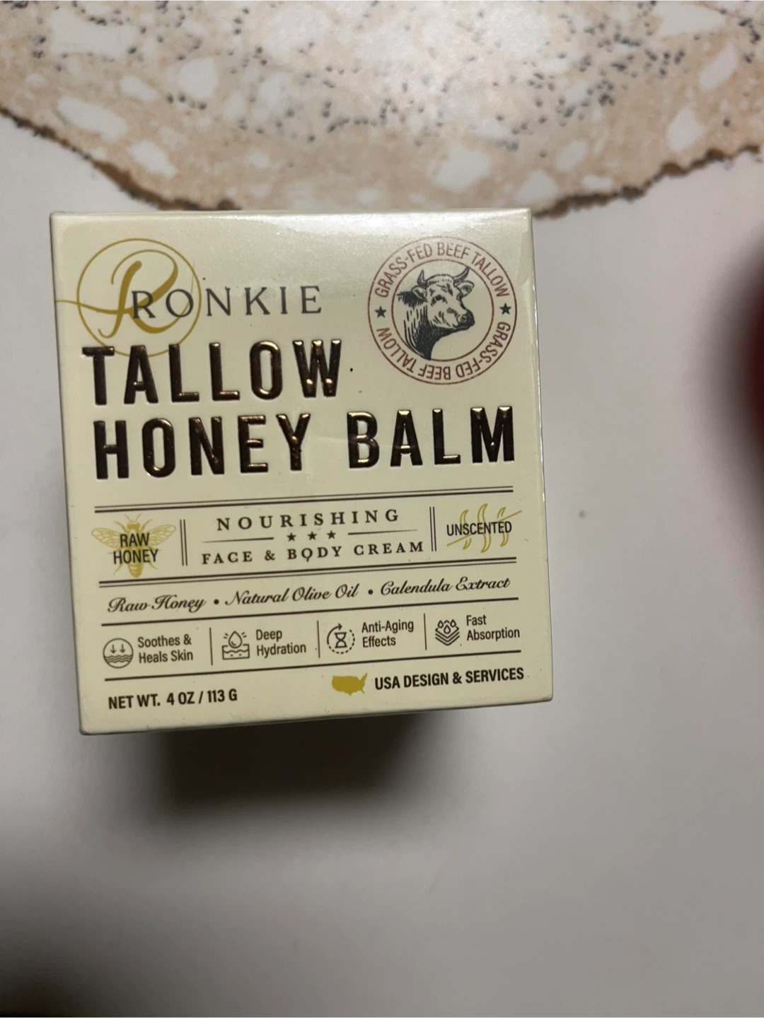 Tallow Honey Balm moisturizer Face & Body Cream