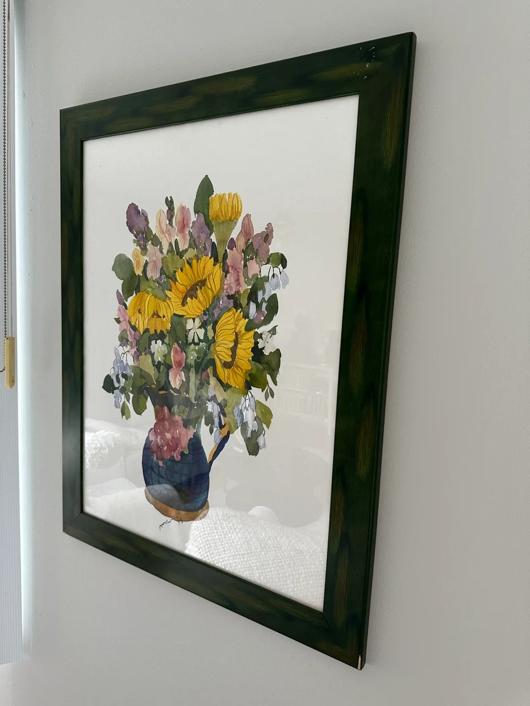 Framed Floral Watercolour Painting (69x87cm) image indicator(2)
