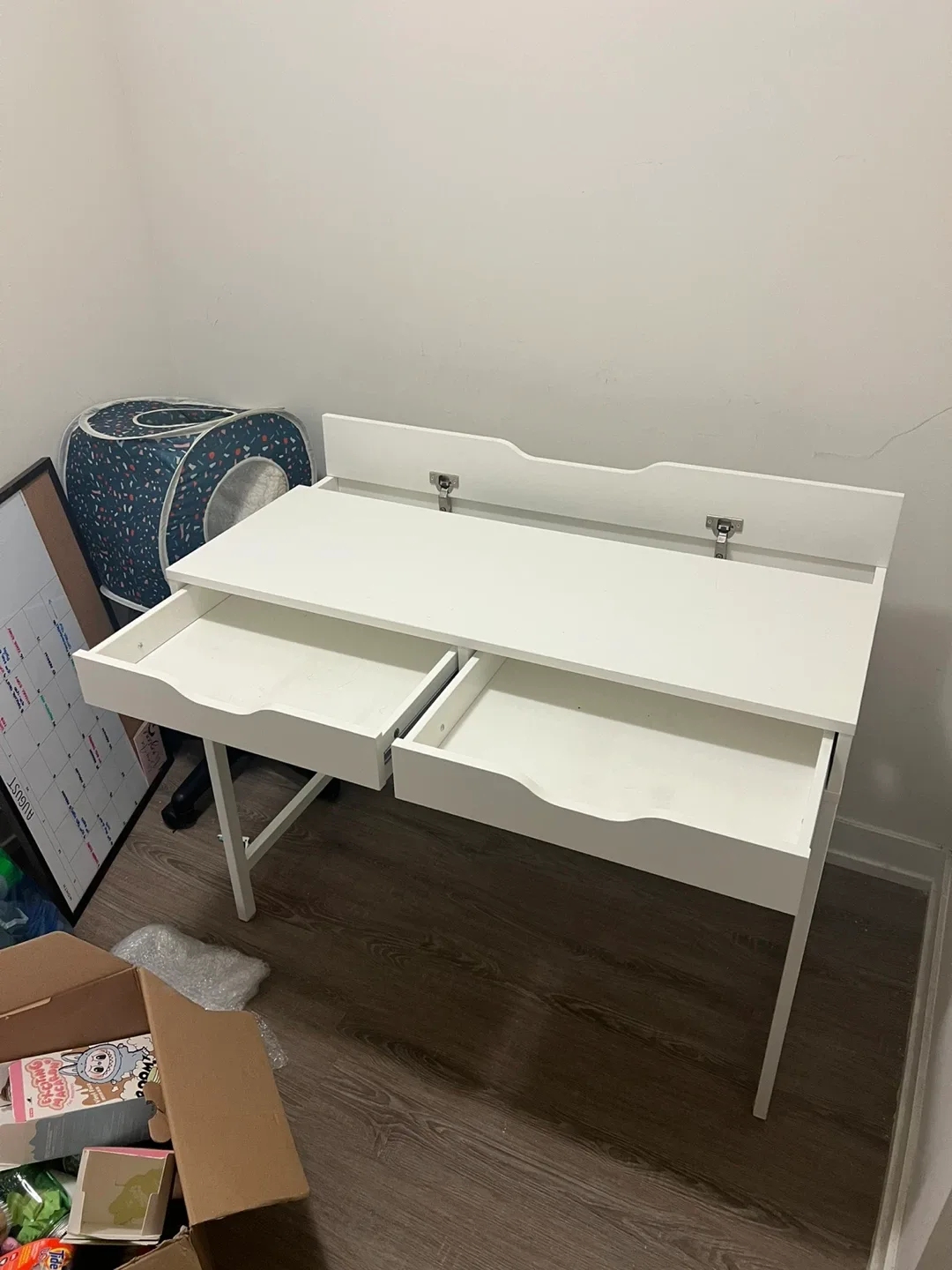 IKEA Alex Desk White with Drawers image indicator(2)