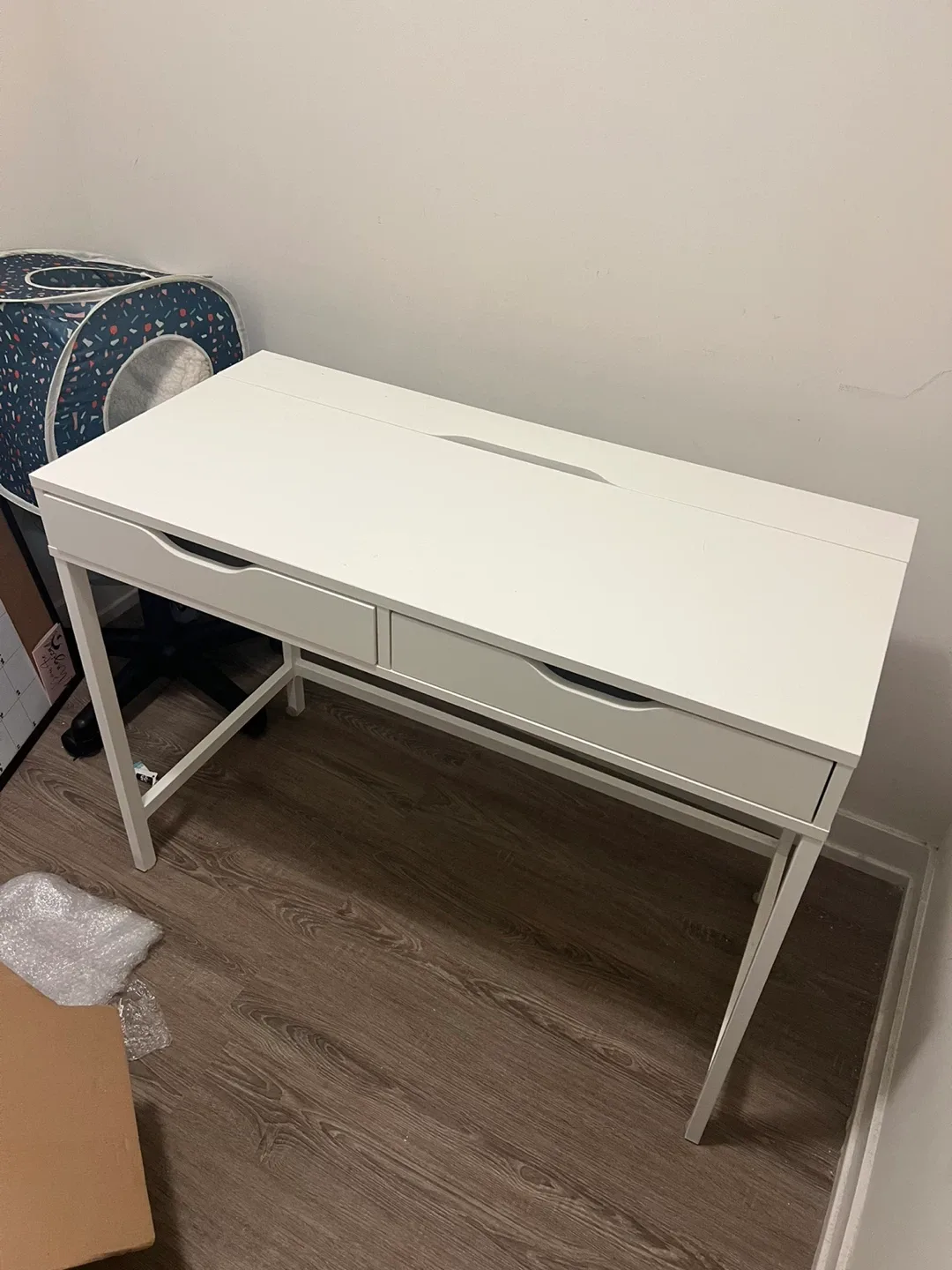 IKEA Desk White with Drawers thumbnail