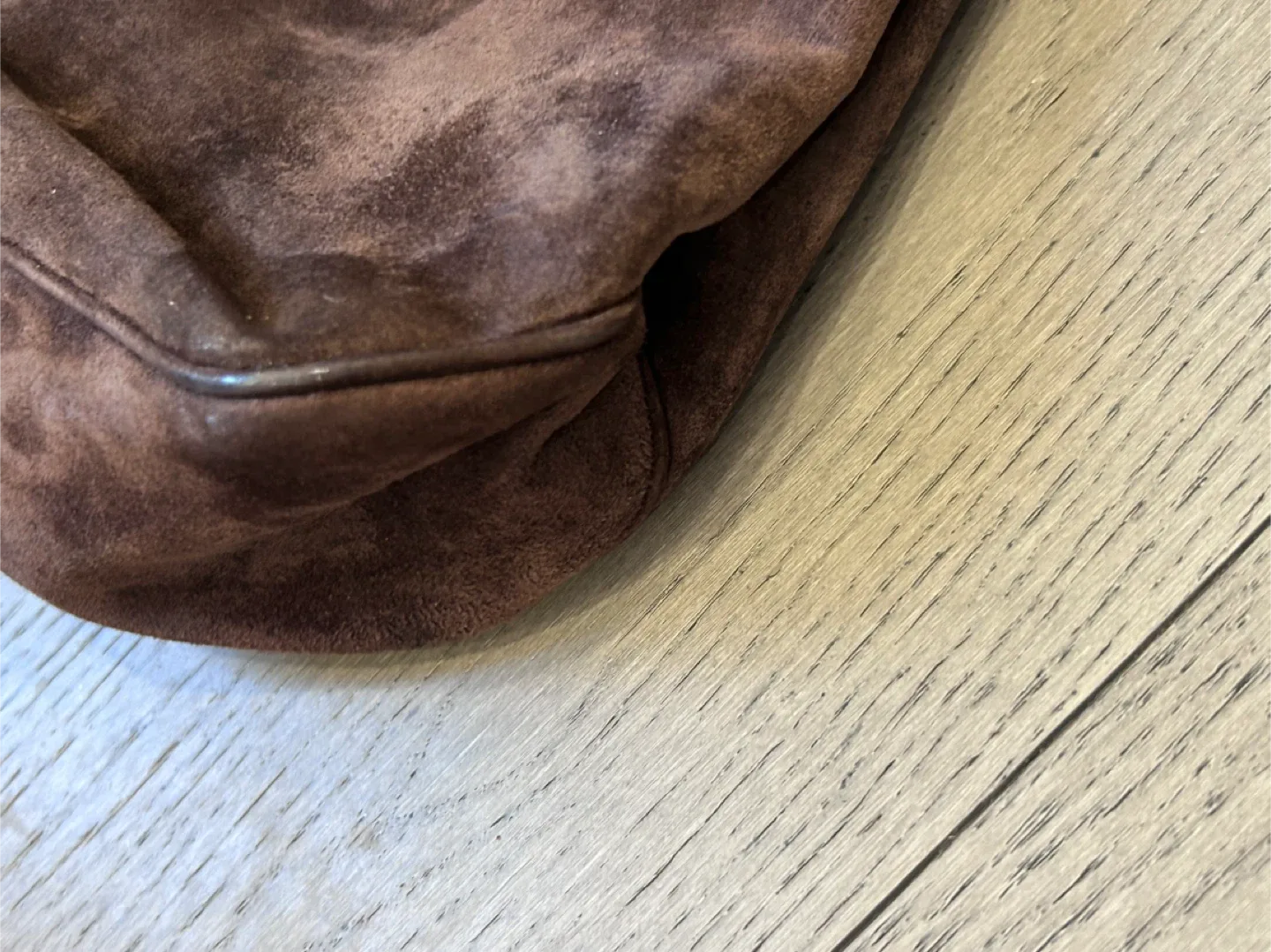 Salvatore Ferragamo Brown Suede Shoulder Bag image indicator(8)