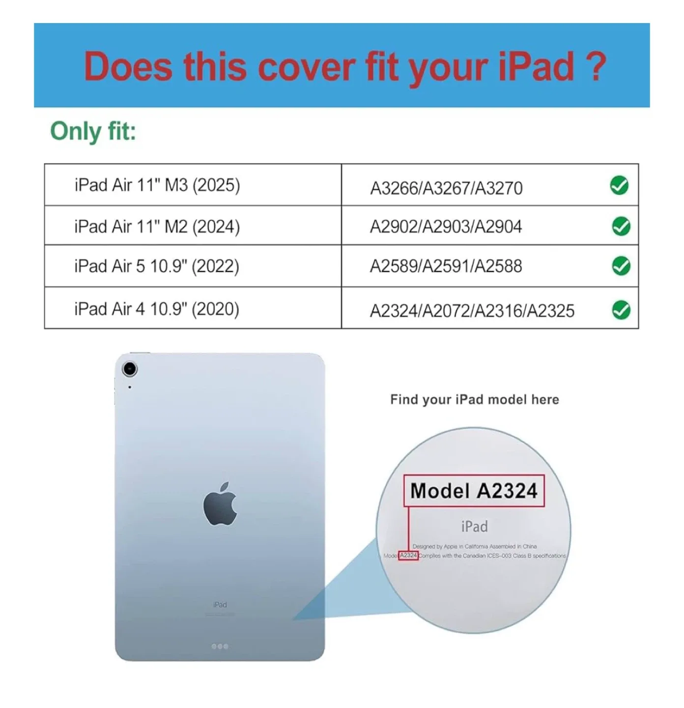 iPad Air case- Green image indicator(2)