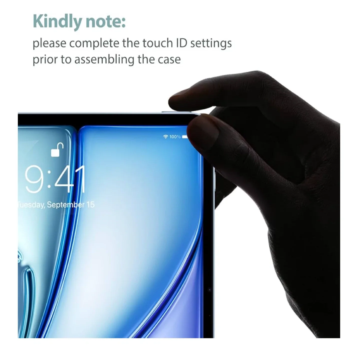 iPad Air case- Green image indicator(9)