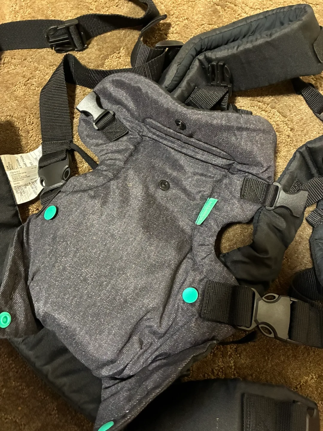 Infantino baby Carrier - Black image indicator(2)