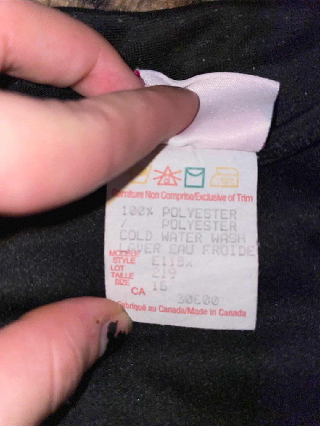 Jessie Girl Black Glittery Dress image indicator(4)