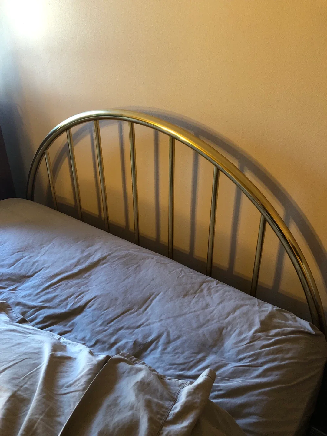 Brass Headboard/Mattress/Frame/ Box Soring - Queen Size image indicator(4)