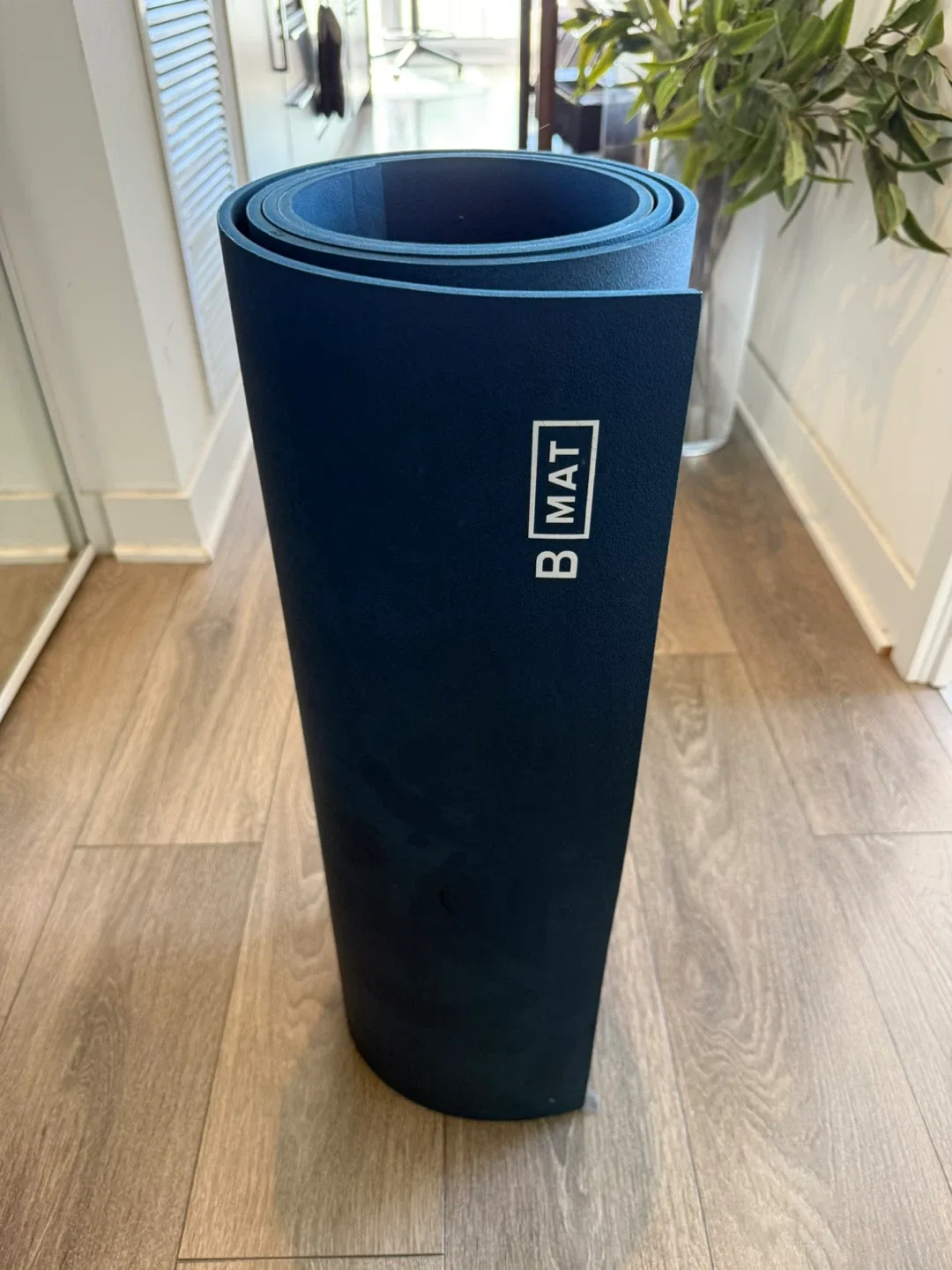B Mat Strong Long 6mm Yoga Mat - Navy Blue thumbnail