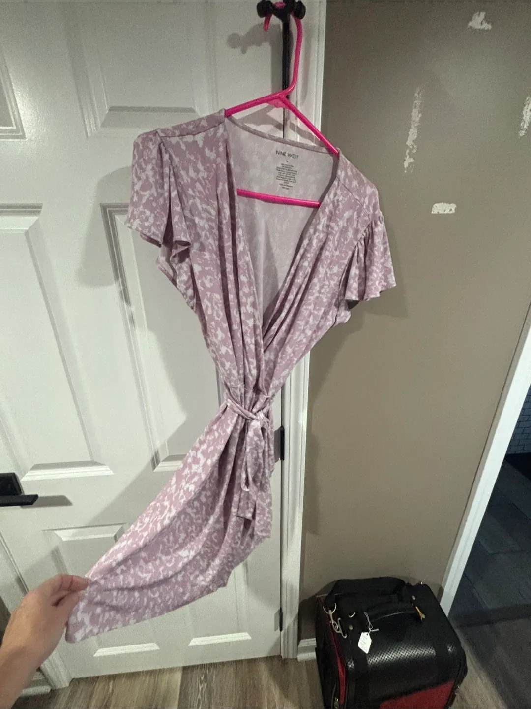 Nine West Wrap Dress - Size L thumbnail