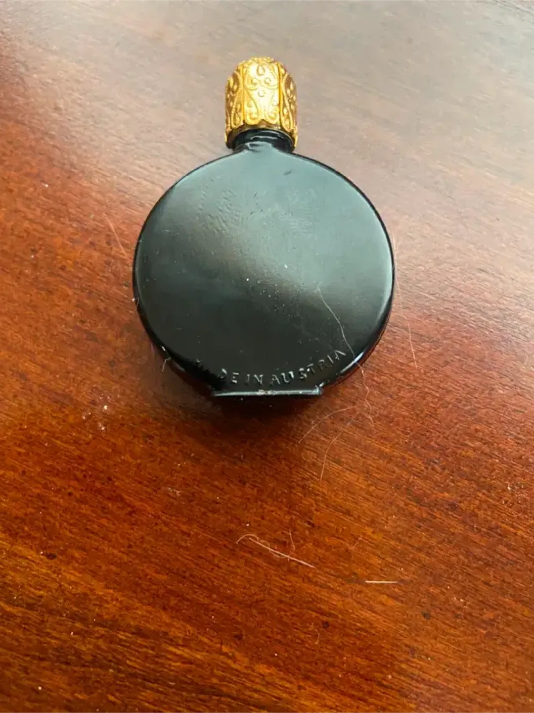 Vintage Black Perfume Bottle - Made in Austria image indicator(2)