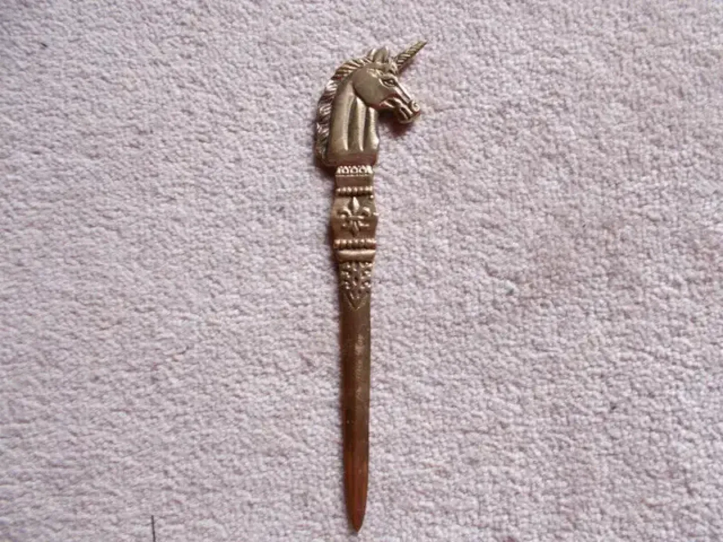 Vintage Unicorn Letter Opener image indicator(3)