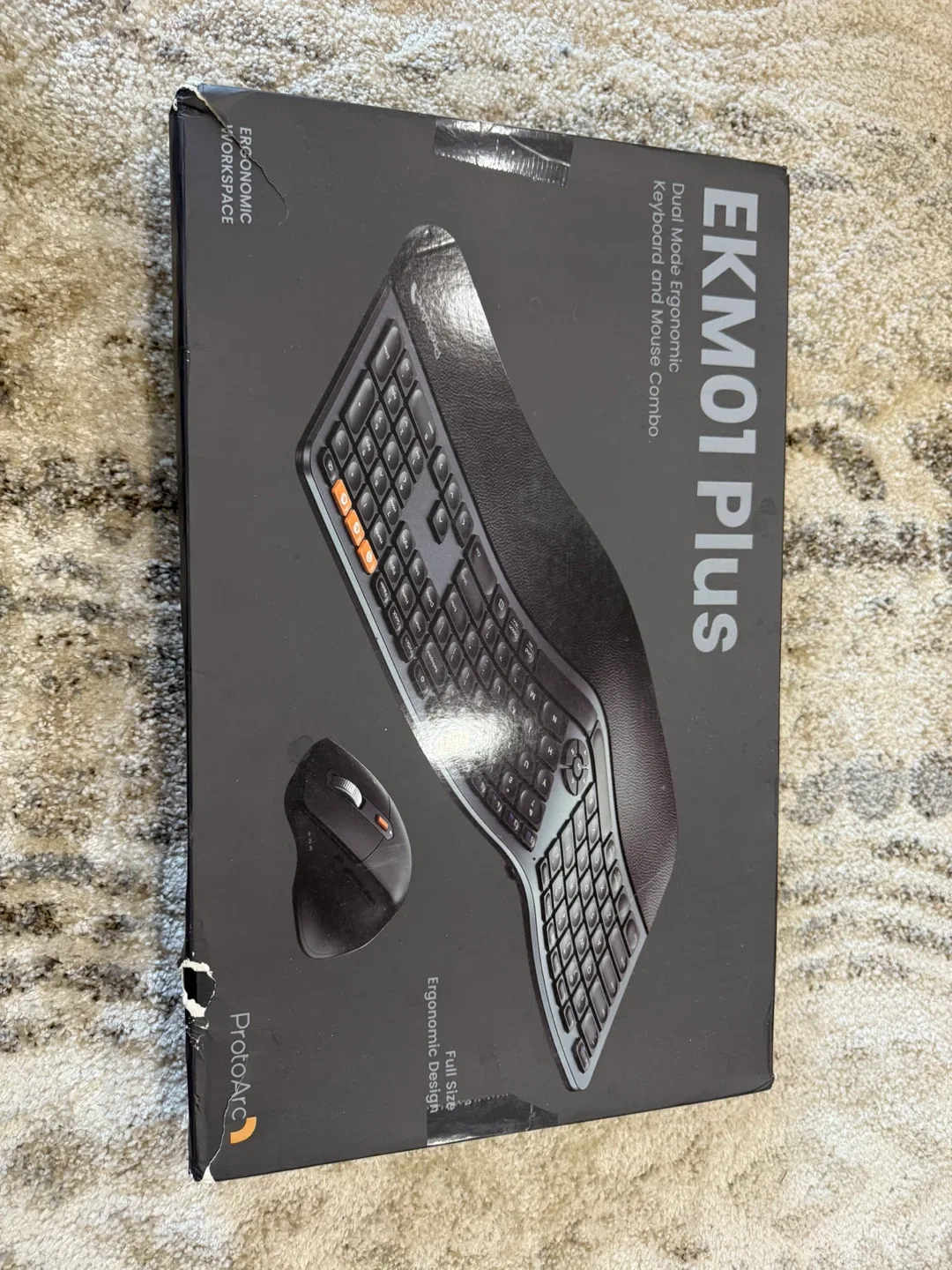 ProtoArc EKM01 Plus Ergonomic Keyboard & Mouse Combo