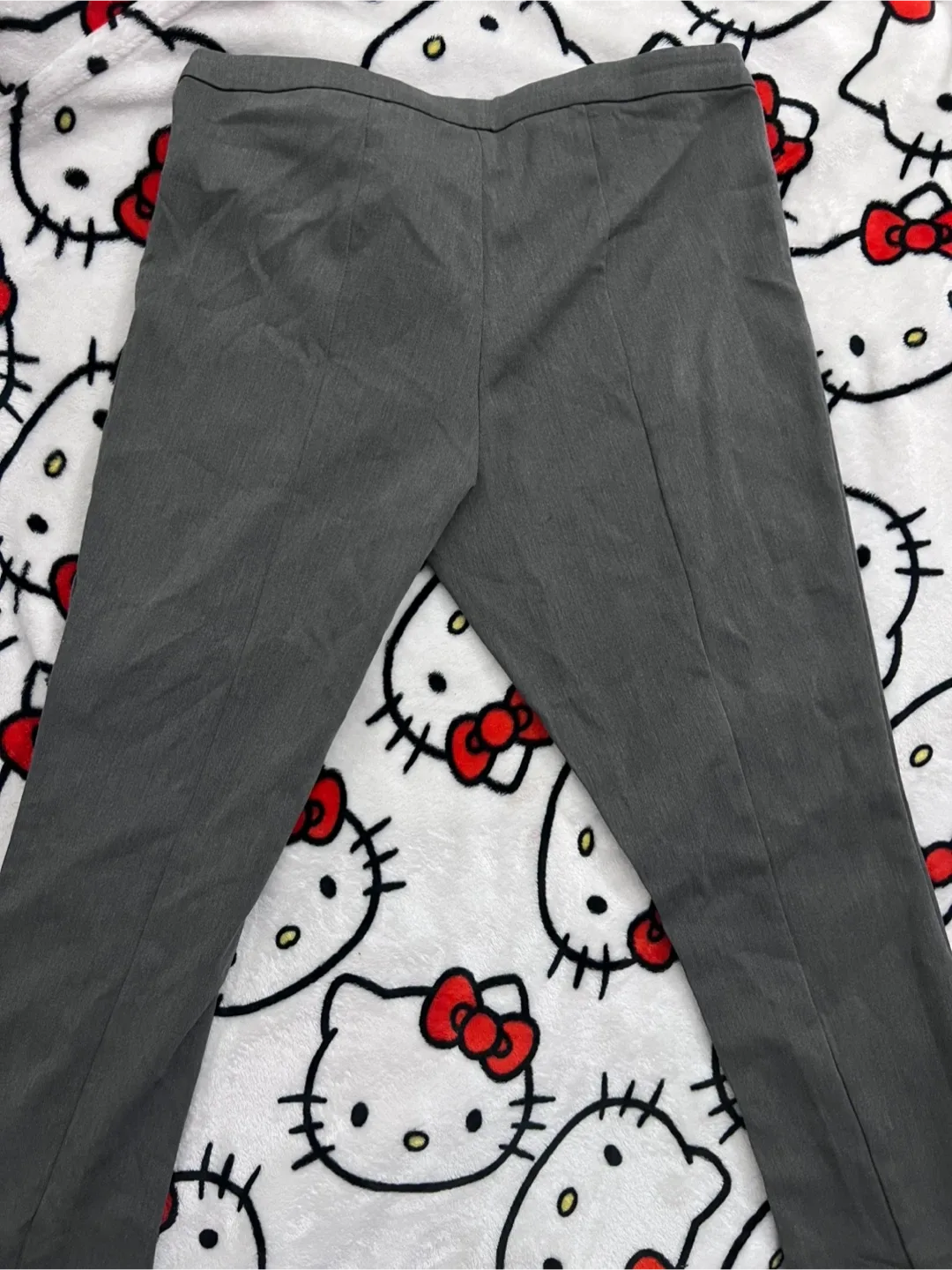 H&M Divided Gray Flare Pants - Size 10 image indicator(2)