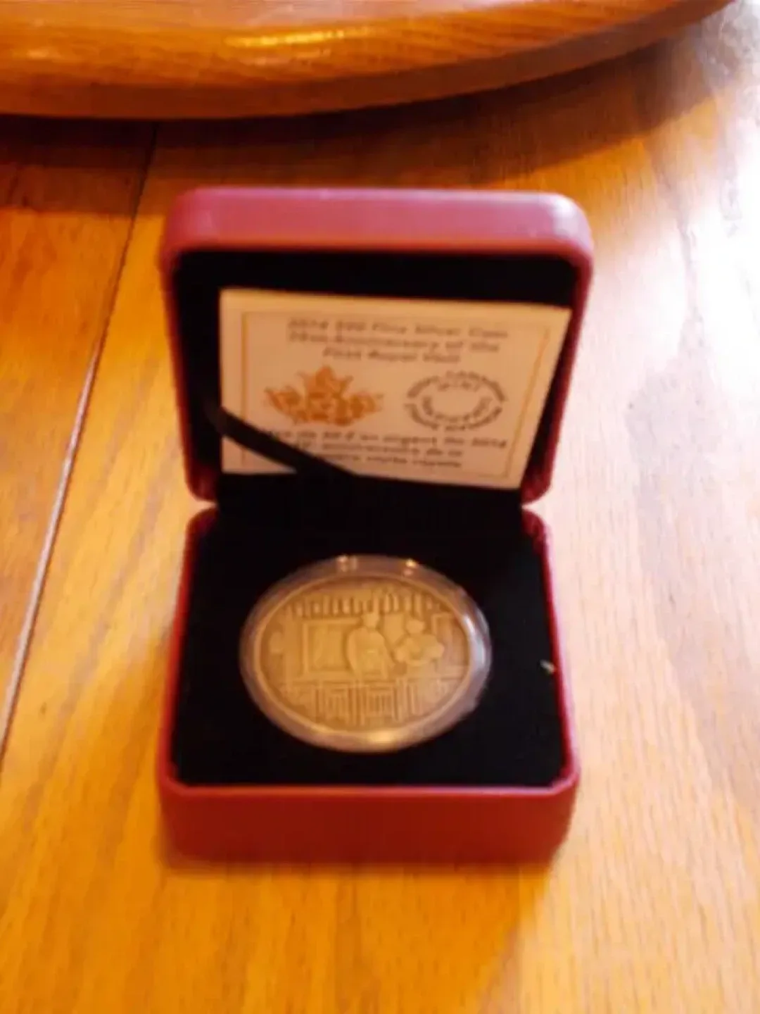 2014 $20 Fine Silver Coin - 75th Anniversary image indicator(3)