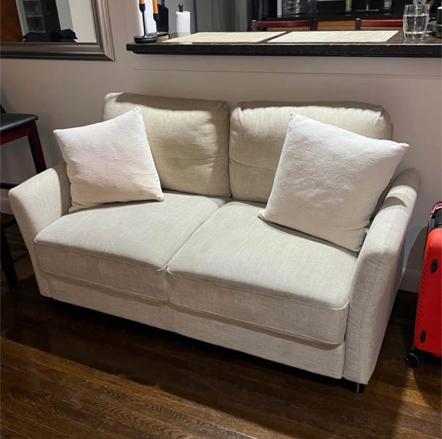 Loveseat Sofa Couch - Beige