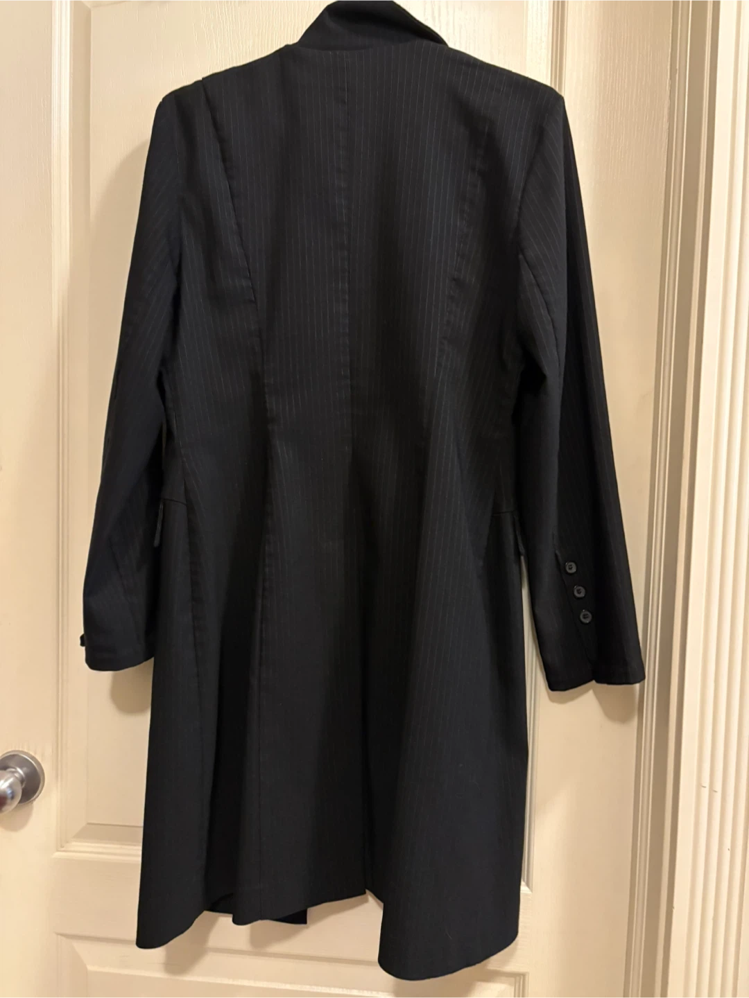 Dynamite  Black Pinstripe Coat