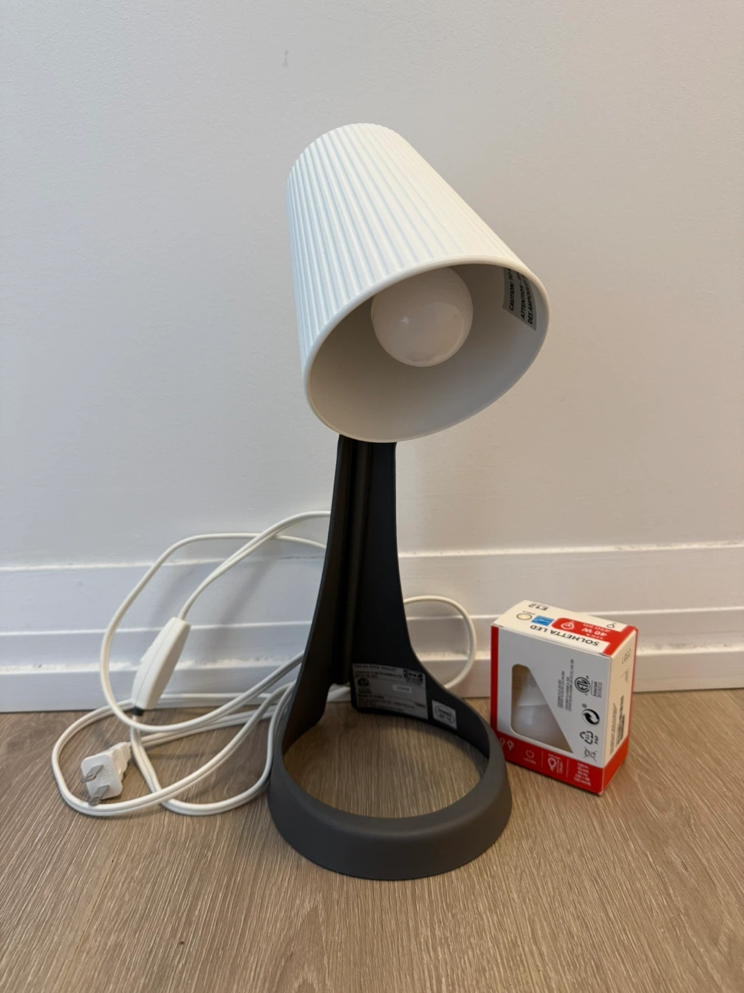 IKEA Table Lamp with LED Bulb