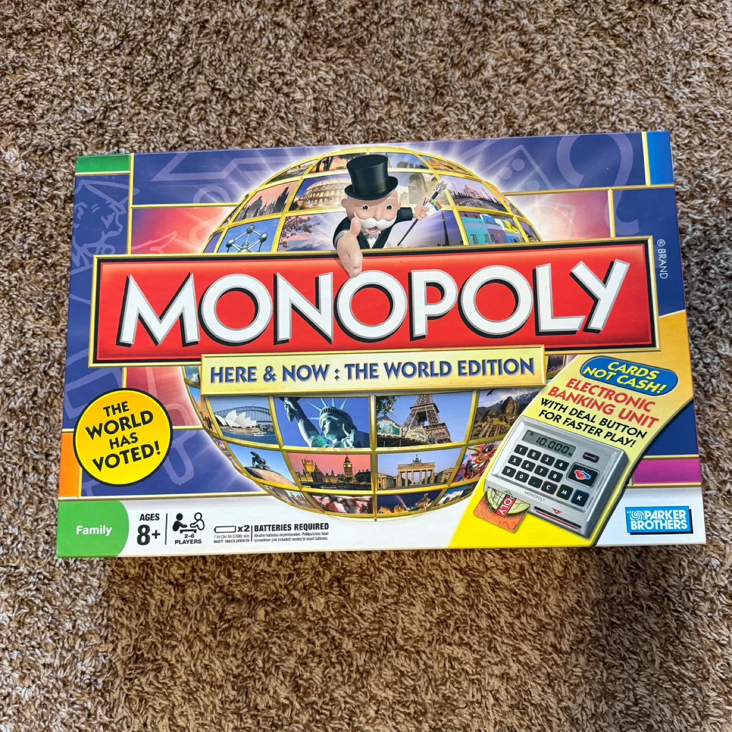 Monopoly Here & Now: The World Edition Board Game thumbnail