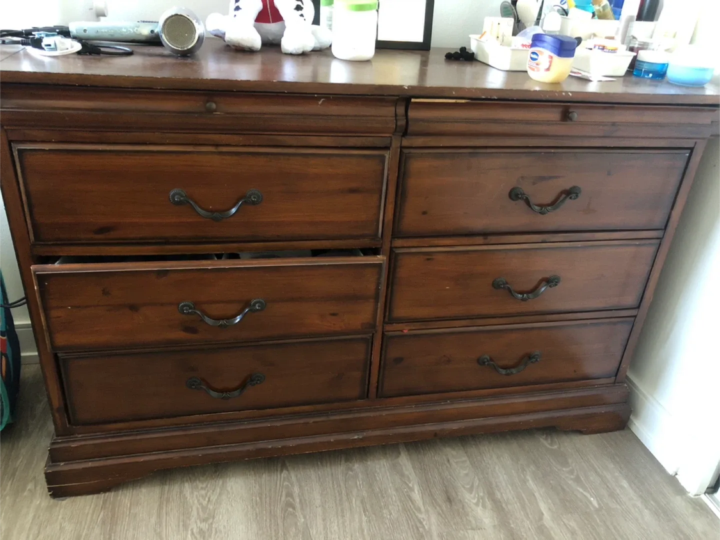 Wooden 6-Drawer Dresser - Brown image indicator(3)