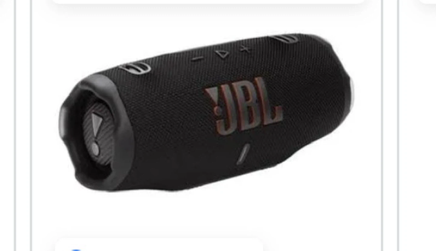 JBL Charge 4 Black Bluetooth Speaker - Like New!