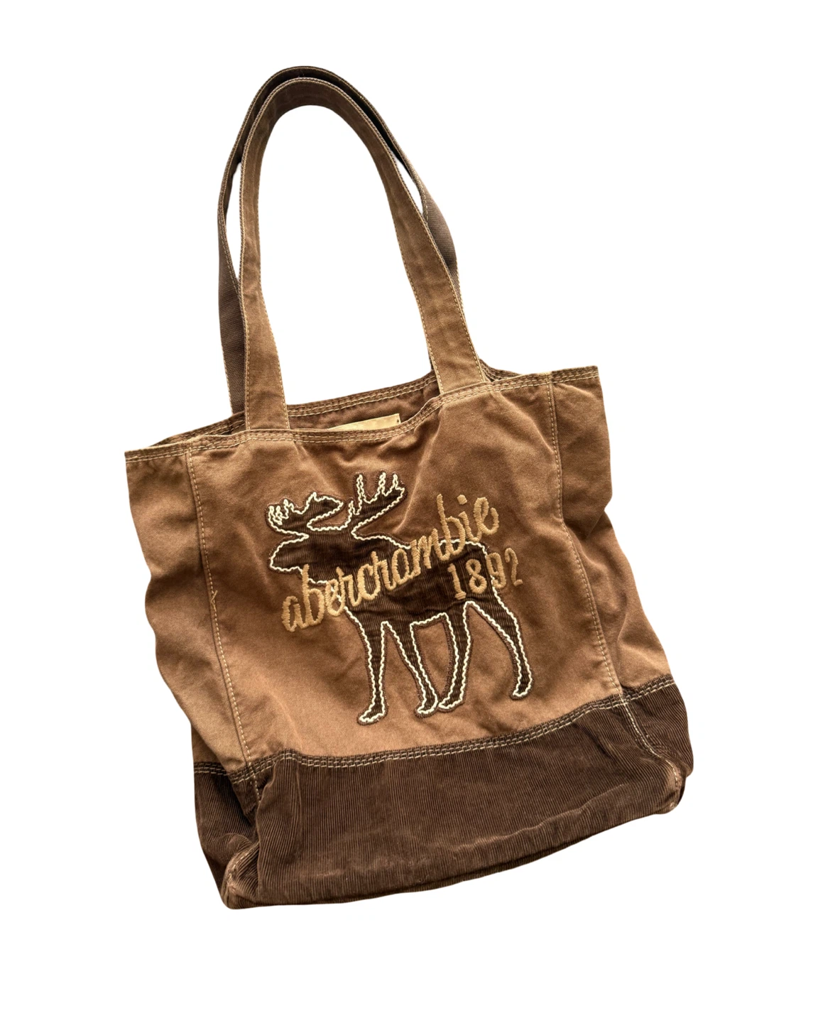 Y2K Abercrombie & Fitch Brown Tote Bag