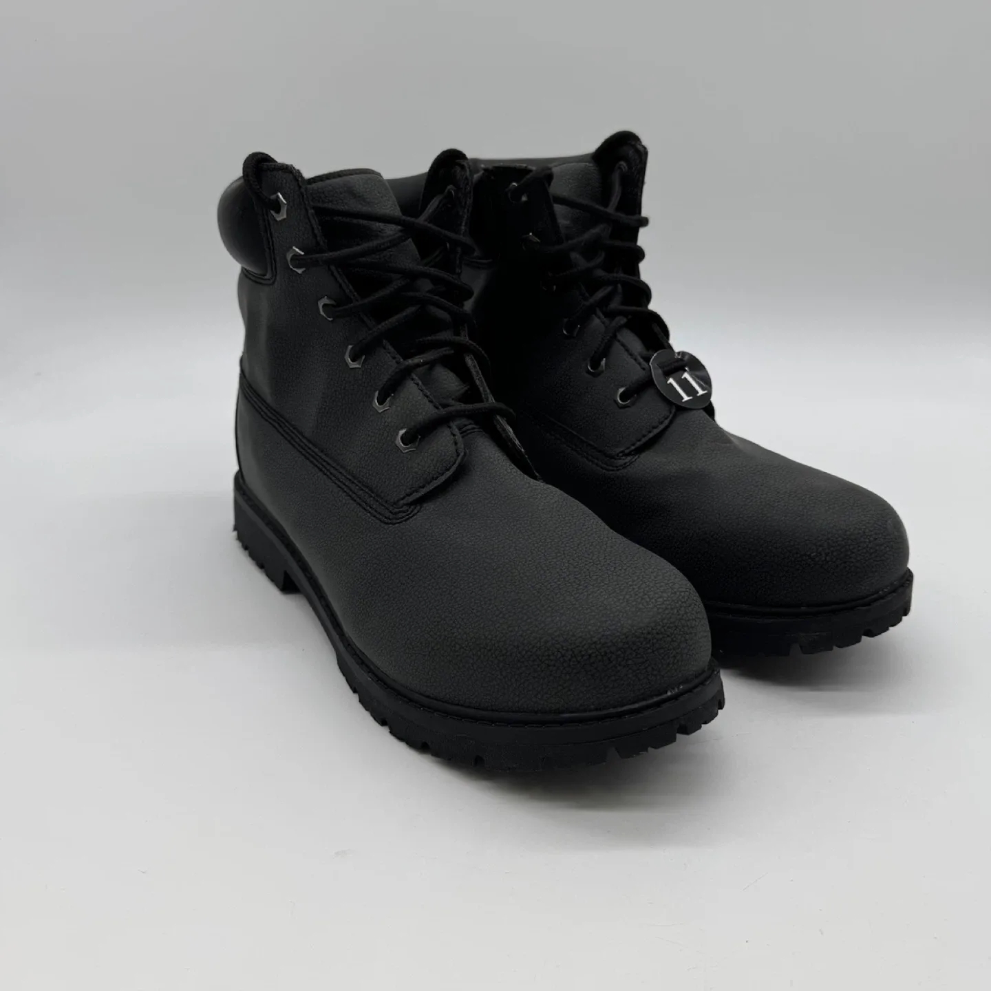 George Men's Black Lace-Up Ankle Boots-size 11. thumbnail