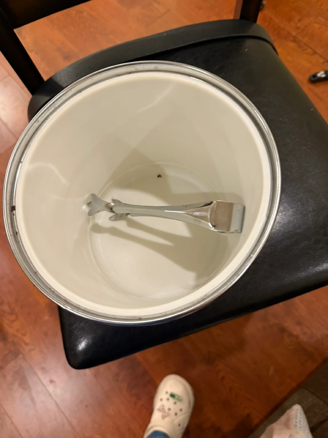 Vintage Silverplate Ice Bucket with Tongs - photo 2