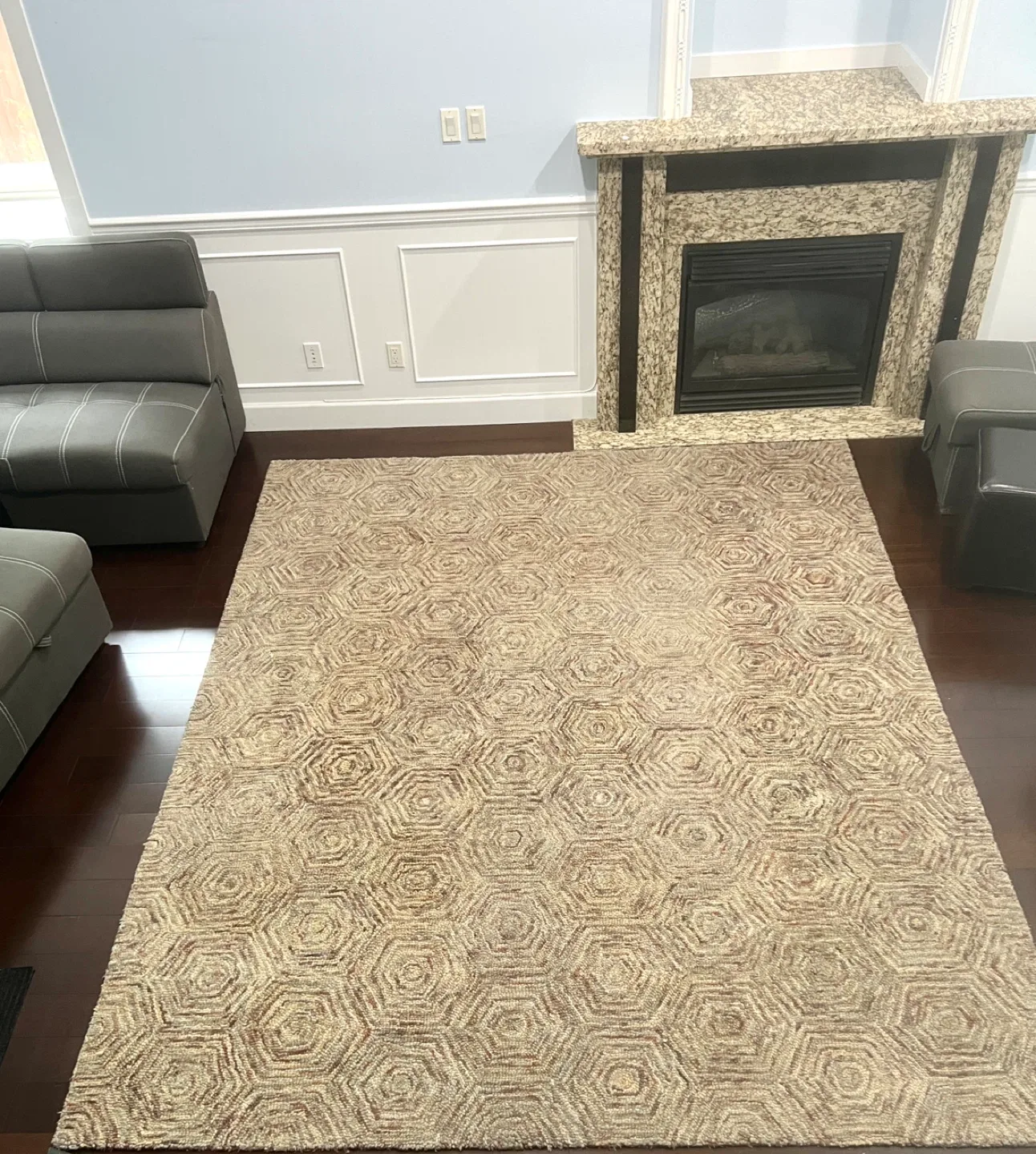 Patterned Area Rug. Moving Sale image indicator(2)
