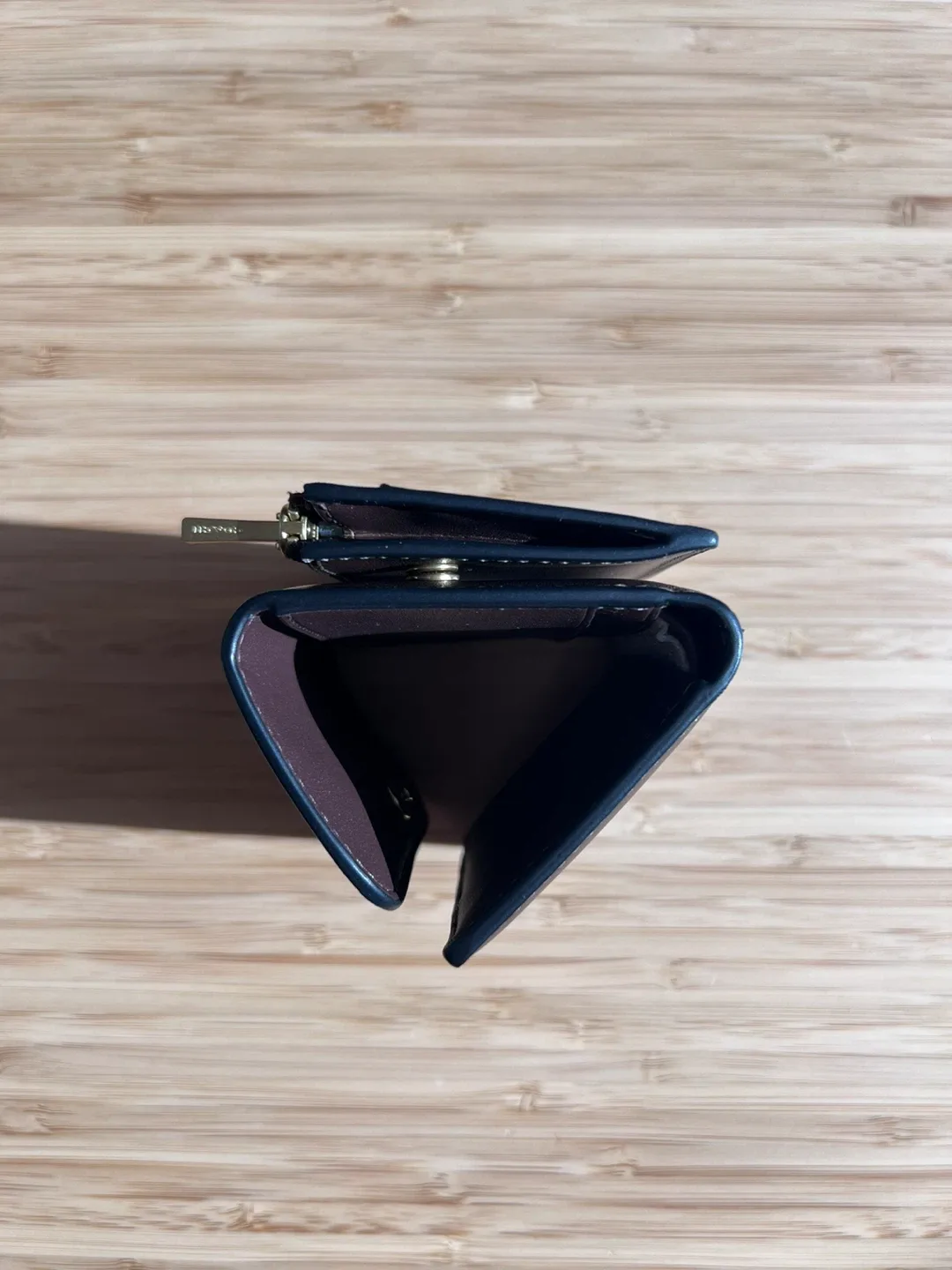 Brand New Coach Brown Leather Wallet image indicator(4)