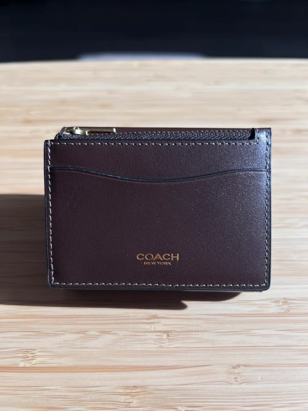 Brand New Coach Brown Leather Wallet image indicator(5)