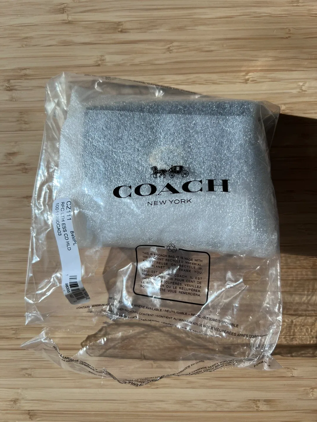 Brand New Coach Brown Leather Wallet image indicator(6)