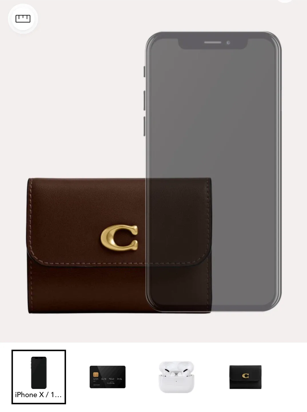 Brand New Coach Brown Leather Wallet image indicator(8)