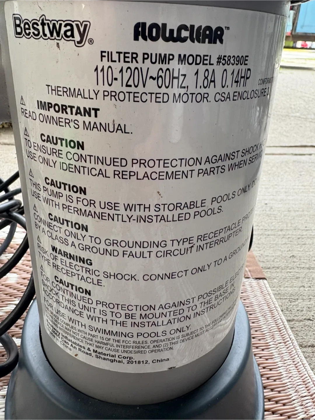 Bestway Flowclear #58390E Pool Filter Pump image indicator(3)