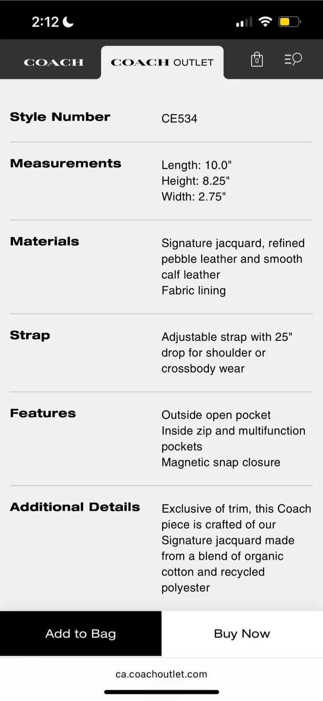 New Coach Sprint Map Bag 25 Signature Jacquard image indicator(6)