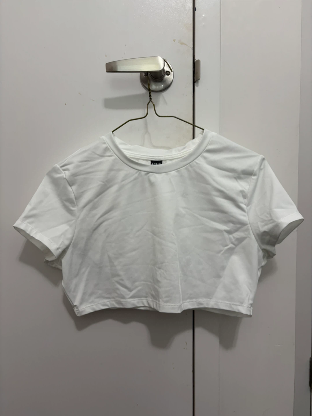 SHEIN Women’s White Crop Top