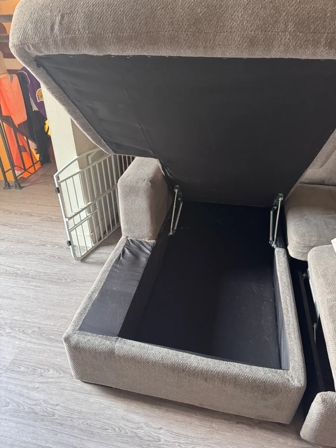 Grey Sectional Sofa with Chaise Lounge image indicator(6)