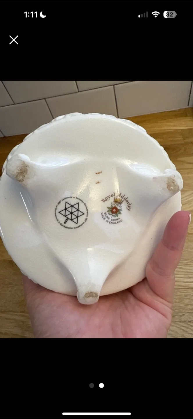 Royal Adderley & Radnor Floral Bone China image indicator(3)