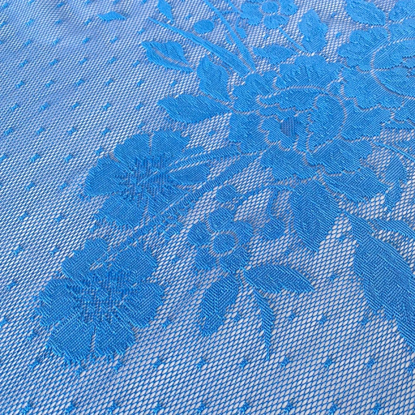 Vintage Triangle Lace Fringe Shawl / Scarf image indicator(7)