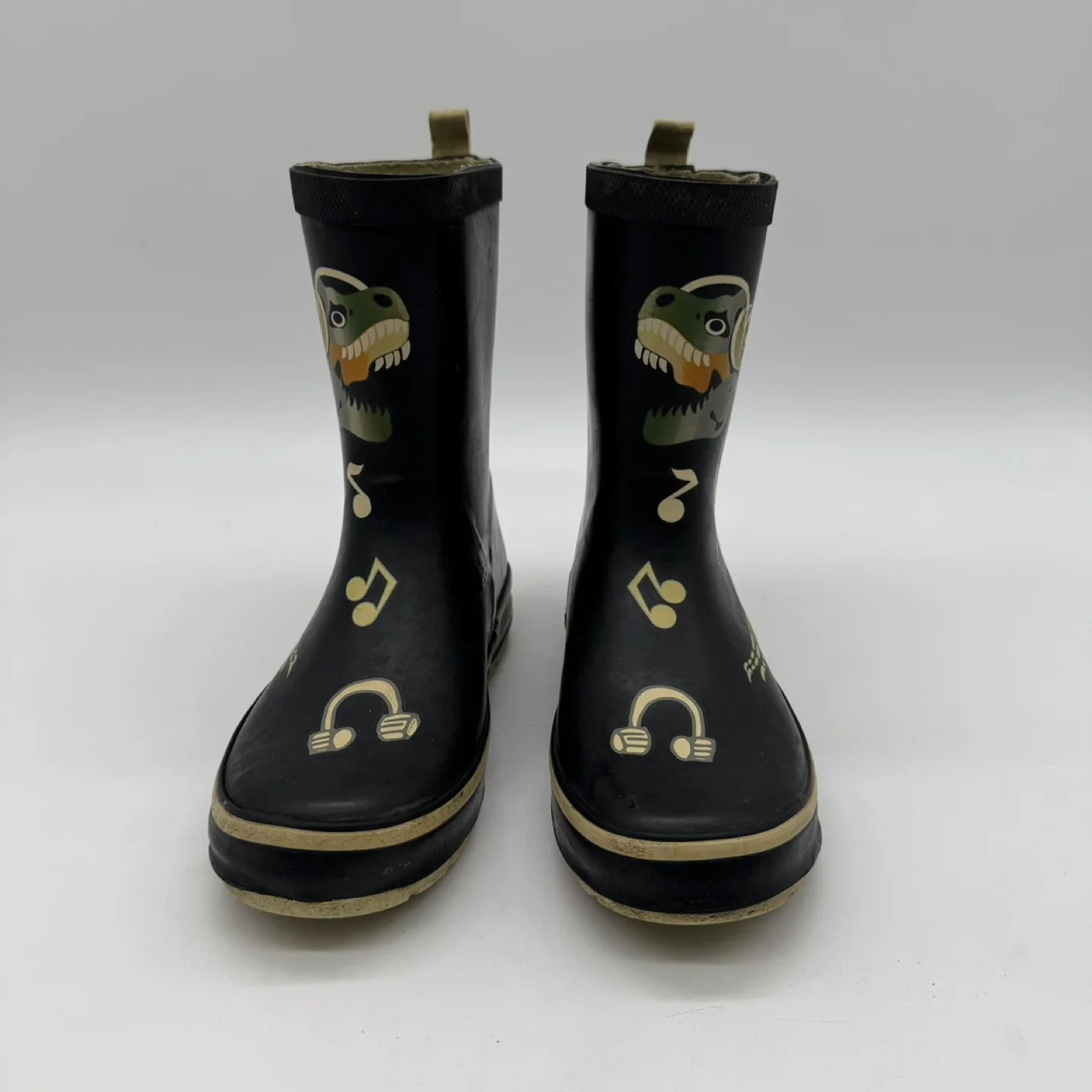 Kids Dinosaur Rain Boots - Size 1 image indicator(4)